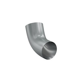 Alkūnė viršutinė BILKA 60°, skersmuo 90 mm, sidabrinė spalva, RAL9006