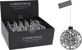 Eglutės žaisliukas, sidabro sp., 100 x 25 x 110 mm