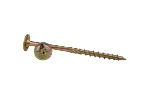 Konstrukciniai medsraigčiai ROBUS, 5 x 70/42 mm, praplatinta galva, cinkuoti, 10 vnt., TORX25