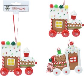 Eglutės žaisliukas Traukinys, 2 skirtingi dizainai, 108 x 11 x 95 mm