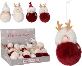 Eglutės žaisliukas Elniukė, 4 skirtingi dizainai, 70 x 70 x 130 mm