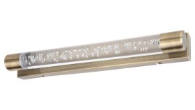 Sieninis veidrodžių ir paveikslų šviestuvas RABALUX Abbey, LED, 2 x 5W, 230V 50Hz, 3000K, 900 lm, IP44, metalinis, antikinės bronzos sp., 400 x 50 x 50 mm, 5786