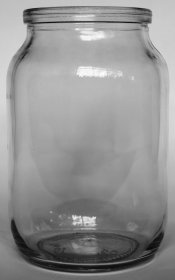 Neužsukamas stiklainis, 1 l