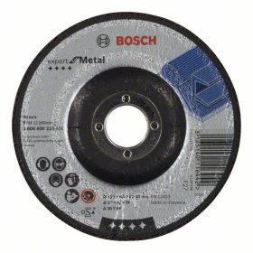 Lenktas rupiojo šlifavimo diskas BOSCH A 30 T BF, 125 mm, 6,0 mm 125x22x6 mm, metalui