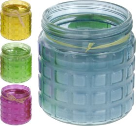 Žvakė CITRONELLA, stikliniame indelyje