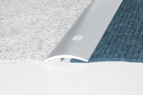 Aliumininė grindų juostelė HESORA H 02 D2, 3.0 x 180 cm,  mat.sidabro spalvos, kilmės šalis ES