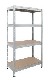 Sandėliavimo lentyna AR SHELVING Garage Series Rivet M, metalinė, 4 lentynos, 180 x 120 x 45 cm