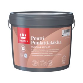 Vandeninis poliuretaninis akrilinis vidaus lakas TIKKURILA, Puulattialakka, 2,7L