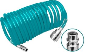 Spiralinė aukšto slėgio žarna TOTAL, 15m, PU, Ø5/8 mm THT11151