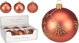 Eglutės žaisliukas, vario sp., 4 skirtingi šakelių dizainai, 1 vnt., 100 mm