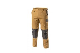 Kelnės HOGERT WORKWEAR Edgar, 97% medvilnė, 3% elastanas, smėlio spalva, XL (54) dydis, CE