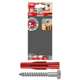 Universalus kaištis su sraigtu TOX Tri, 10/61, 4 vnt.