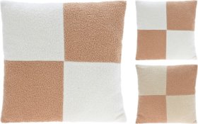 Pagalvėlė, 2 skirtingos spalvos: balta/smėlinė, 45 x 45 cm