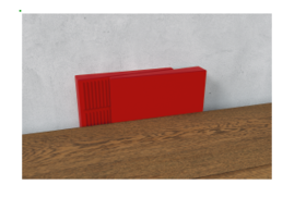 Pleištai MARTEN, H10, 3 x 38 x 58 mm, raudonos sp., 20 vnt.