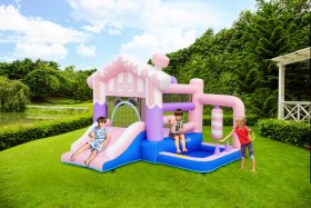 Pripučiamas batutas AirMyFun, LEDAINĖ, 290 x 290 x 210 cm, maksimali apkrova iki 135kg