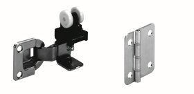 Stumdomų durų montavimo rinkinys HETTICH WingLine10, cinkuotas, 15 kg, 9154859