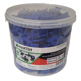 Plytelių inkaras MARTEN, storis 2 mm, 7-15 mm, išlyginimo sistemai, mėlynas, 400 vnt.