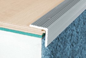 Aliumininė laiptų juostelė HESORA H 30 D2, 2.0 x 180 cm,  mat.sidabro spalvos, kilmės šalis ES