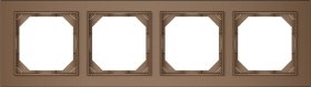 Rėmelis VILMA Qr1000 R04, 4 vietų, mocha sp.