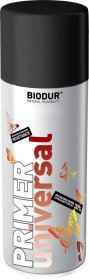 Universalus aerozolinis gruntas BIODUR, juodas, 400 ml