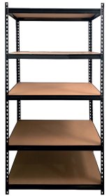 Sandėliavimo lentyna HERVIN EQUIPMENT, 5 lentynos, cinkuota, 500 kg, juodos sp., 1920 x 500 x 1000 mm, TC-080R