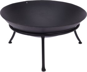 Laužavietė, skersmuo 57cm, aukštis 27cm, juodos spalvos