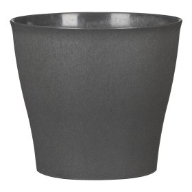 Kambarinis plastikinis vazonas SCHEURICH Carbon (328/15), grafito sp., skersmuo 15 cm.