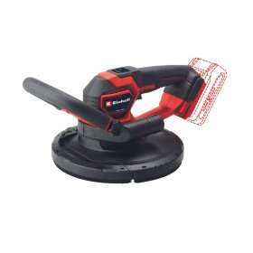 Akumuliatorinis glaisto šlifuoklis EINHELL TP-DWS 18/225 Li BL Solo, 18 V, bešepetėlis variklis, šlifavimo disko skersmuo 225 mm, be akumuliatorių ir kroviklio