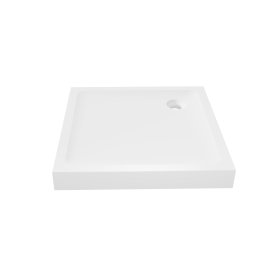 Dušo padėklas HARMONY Laut Har-0044, 90 x 90 x 11,5 mc, akrilinis, kvadratinis, baltas