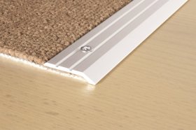 Aliumininė grindų juostelė HESORA H 04 D2, 4.0 x 180 cm,  mat.sidabro spalvos, kilmės šalis ES