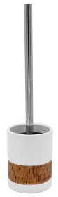 Tualeto šepetys RIDDER Corky, pastatomas, keramikinis/kamštinis, baltas, 2124401