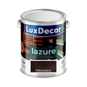 Medienos impregnantas LUXDECOR Lazure, 2,2 l, (06) Palisanderis
