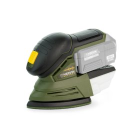 Akumuliatorinis vibracinis šlifuoklis HERVIN BATTERY, 20 V, trikampio forma, be akumuliatoriaus, PLCSL-718