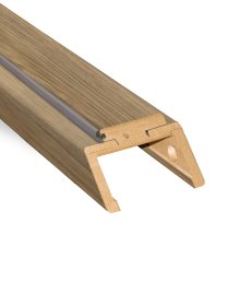 Laminuota durų stakta  VOSTER reguliuojama jungiama 45 laips., su apvadais, komplektas su užlaida, dešininė, spalva Italian walnut, 100-140x80x2109 mm, 2vnt., 100-140x80x884mm, 1vnt.