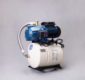 Vandens tiekimo sistema VJ10A-24H, su SWITCHMATIC2 el. valdymu, įsiurbimo gylis 9 m, kėlimo aukštis 45 m, našumas 60 l/min, galia 1100W, 24L
