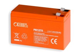 Akumuliatorius POWER BUBBLE PB1207, įtampa 12V, 7Ah