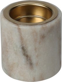 Žvakidė, arbatinei žvakei, marmūro imitacija, 6 x 6 cm