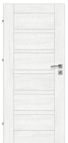 Laminuotos vidaus durys su užlaida VOSTER Etna 70, dešininės, spalva Bianco, matmenys 2030x744x40 mm