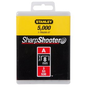 Kabės STANLEY, 8 mm, 5000 vnt, J tipas