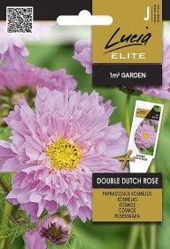 Gėlių sėklos, LUCIA ELITE ELN kosmėjos paprastosios DOUBLE DUTCH ROSE , 0,3 g., J