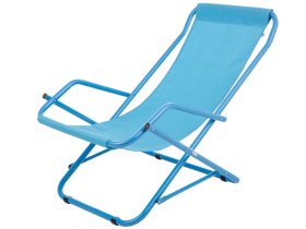 Pliažo kėdė PATIO Riposo, sulankstoma, tekstilė, plienas, apkrova iki 100 kg