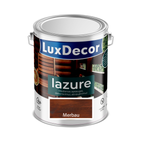 Medienos impregnantas LUXDECOR Lazure, 2,2 l, (05) Merbau