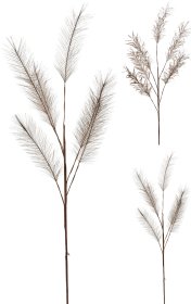 Dekoracija plunksnos ant stiebo, 3 skirtingos sp. (šviesios sp.), 90 cm