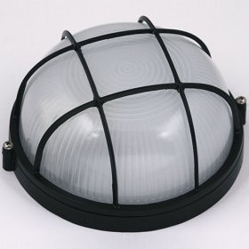 Lauko šviestuvas HOROZ Ararat, E27, 60W, IP54, tinkamas naudoti pirtyse, juodos sp.