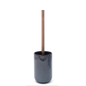 Tualeto šepetys RIDDER Abby, pastatomas, keramika/nerūdijantis plienas, t.pilkos spl.