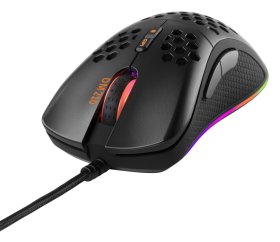 Žaidimų pelė DELTACO GAMING GAM-108, laidinė, 6400 DPI, RGB, USB, juodos sp.