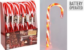 Kalėdinė LED dekoracija Ledinukas, su baterijomis, šiltos sp. lemputės, 130 x 14 x 450 mm