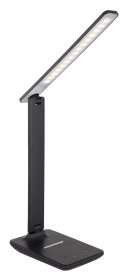 Stalinis šviestuvas GLOBO Bulla, LED, 6 W, 230V, 550 lm, 3000/4500/6000 K, sensorinis valdymas, dimer., USB laidas, juodos sp., 420x115x565 mm, 58400S
