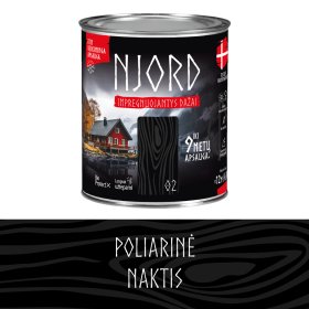 Impregnuojantys dažai medienai LUXDECOR NJORD, 2,5 l, (02) Poliarinė naktis