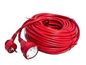 Ilgiklis oranžinis ELECTRALINE, 1 lizd., 25 m, 3x1,5 mm, su įž., 01630